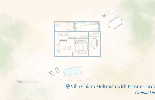 Villa Chiara Moltrasio With Private Garden by Rent all Como - Foto 26