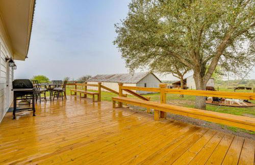Furnished Deck and Views Rural Schulenburg Retreat - Foto 20