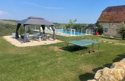 Grange avec vue, proche de Sarlat, calme et dépaysement au coeur du Lot - Foto 25