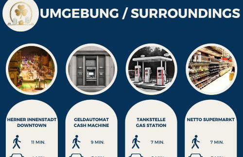 RtR Apartment Herne - Für 1 Person - Voll ausgestattet - Zentrum - Parken - Smart TV - WIFI - Modern - Foto 16