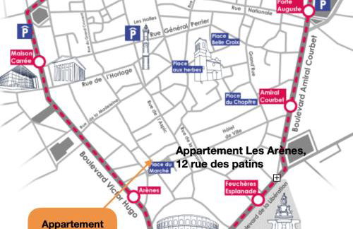 Les Arènes, 1 à 6 personnes en centre ville - Foto 3