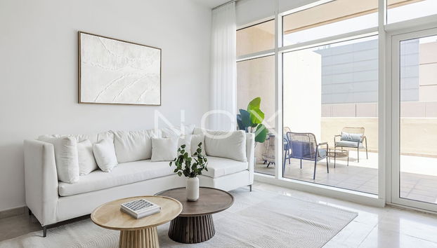 1BR with Study City View Bay Square B7 - Foto 5, Zona de estar