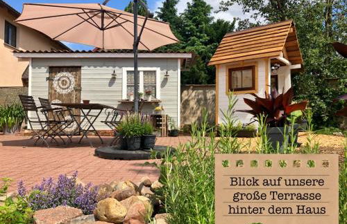 ALTE SCHULE WITTENBERG, 3 Ferienwohnungen für bis zu 12 Personen, an der Elbe, mit Garten - Foto 32