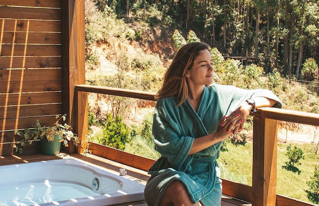 Prana Chalé com Hidromassagem na Serra - Foto 20