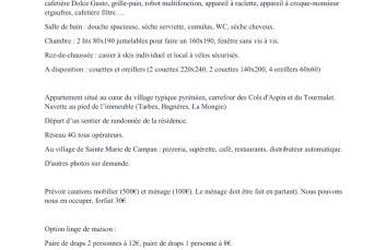 Appartement T2 Ste Marie de Campan - La Mongie - Tourmalet - Foto 10