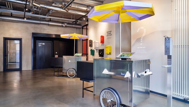 Mostrador de check-in y check-out