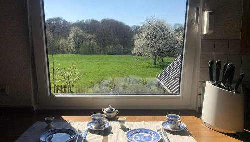 Ferienwohnung auf dem Land und trotzdem stadtnah. - Foto 4, Garden view