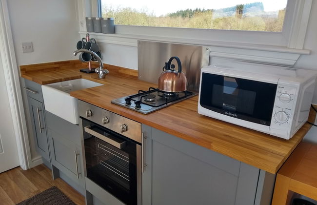 Cleeves Cabins, Arran Luxury Lodge With hot tub - Foto 3