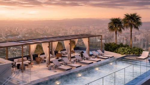 Luxury Studio Paulista Rooftop Pool 5min Metro - Photo 1, sunbed