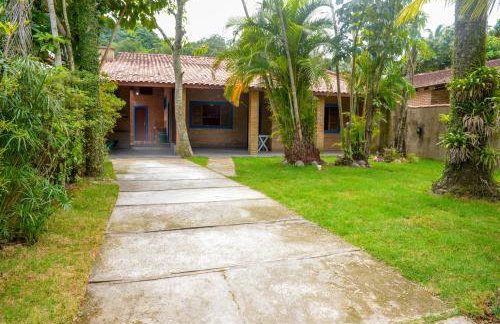 Otima casa c Wi Fi 8 min da praia Barequecaba SP - Foto 1