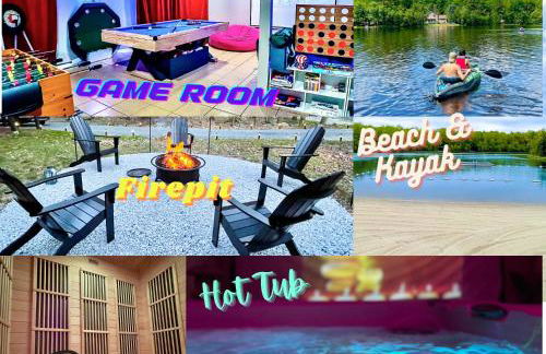 Zen Spa Oasis Retreat Sauna/Hotub/Firepit/Fun/Gameroom - Foto 2