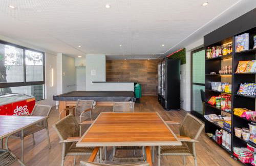 Apartamento com VISTA maravilhosa no bairro do Pina! Cozinha completa, Wi-Fi, Ar Condicionado e máquina de lavar - Condomínio com Estacionamento, Recepção 24h, Piscina e Academia - Foto 30