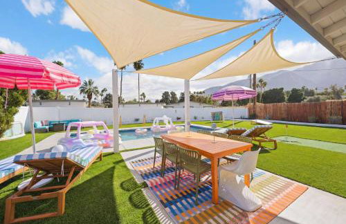 Desert Glow Getaway - Pool - Lounging - Backyard Games - Foto 47