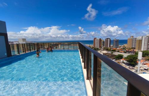 Studio com varanda vista mar em Armação - Foto 7