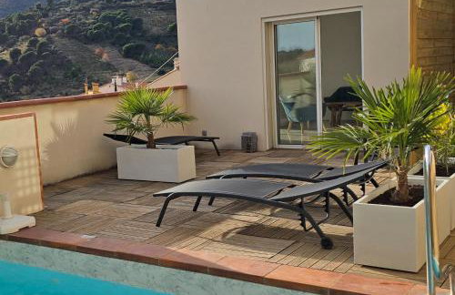 Piscine chauffée privative au Nid de Paulilles - Foto 1