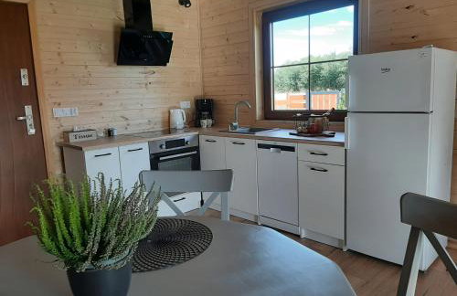 Drewniane domki z prywatnym jacuzzi i widokiem na Góry - Klimatyczny Kompleks w Górach Izerskich #Widogruszka - Photo 19