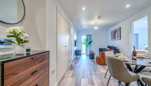 1-BR Flat in Eccles - 1 Minute Walk to Train & Tram Station - Sleeps 3 - Foto 1