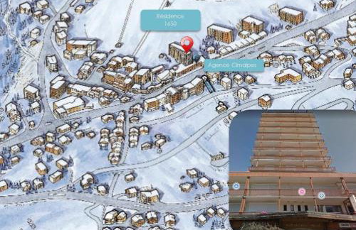 Appartement moderne avec balcon, wifi, accès pistes à Courchevel - FR-1-563-84 - Foto 13