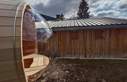Les pagotins de Garance, Chalet Jura 39, avec sauna panoramique, Meublé classé 4 étoiles - Foto 28