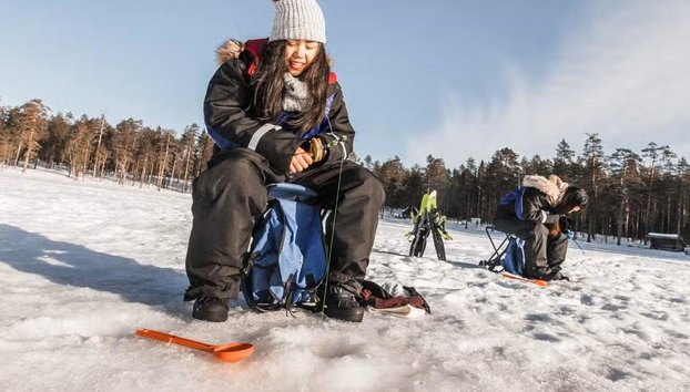 Pesca en el hielo en Rovaniemi - Foto 4