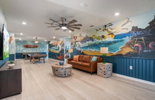 New 10-bedroom Luxury Retreat, Private Pool and Spa, Near Disney and Orlando - Foto 42