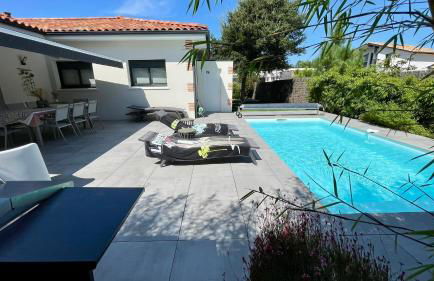 VILLA ALAÏA neuve avec piscine, pétanque proche plage et golf - Foto 28