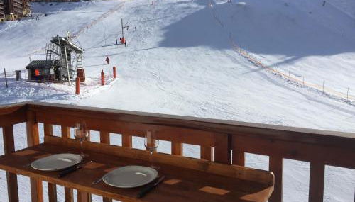 Front de neige PLAGNE VILLAGES Duplex 6 pers 2 ch ski aux pieds exposé SUD 2050 m - Foto 2