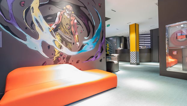 Zona de estar del vestíbulo