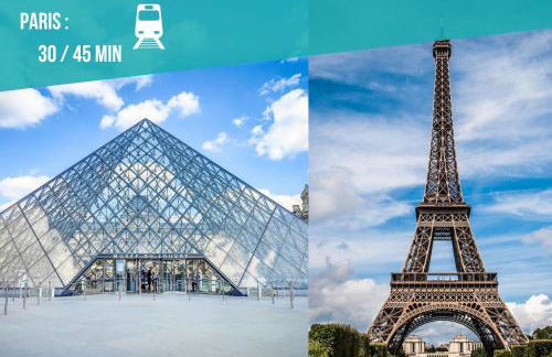 Cocooning Apartment Paris Orly Aéroport - Foto 25