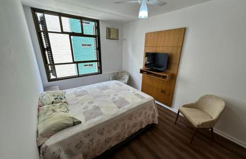 Frente Mar com garagem, Ar Condicionado e WI-FI grátis em Santos - Foto 20