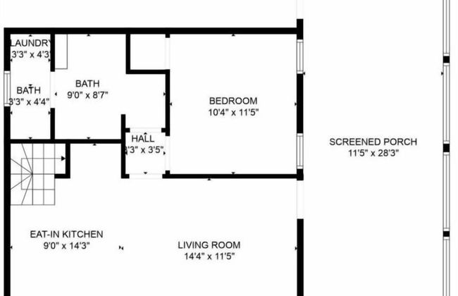 Ruby's Retreat - 2 Bedrooms, 1.5 Baths, Sleeps 8 by RedAwning - Foto 8