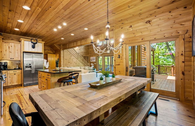 Eagle Nest Lodge Hot Tubs Mountain Views - Foto 57