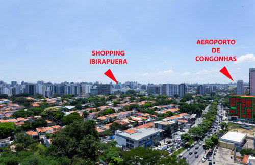 Studio Moderno com Piscina e Academia completa na Cobertura excelente espaço de Coworking Próximo ao Aeroporto de Congonhas e SP Expo - Foto 21