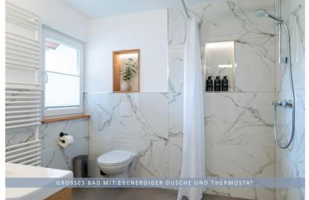 Apartment Leinetal - bester Schlafkomfort in hochwertiger Hotelbettwäsche, 3 Zimmer - große Küche, Duschbad & Parkplatz - Photo 7