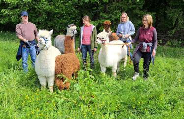 FeWo "AlpakaZeit" im ökologischen Holzhaus mit traumhafter Aussicht und Alpakas - Foto 25