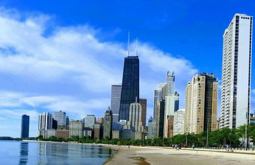 Art Downtown Fulton Market Entire 3 bedroom Home Sleep10 Private Garage Roof EV Tesla - Foto 38