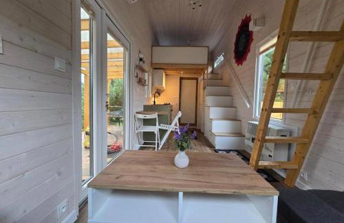 Oaza Święty Spokój - Tiny House z Balią i Jacuzzi przy rzece Narew - Foto 12