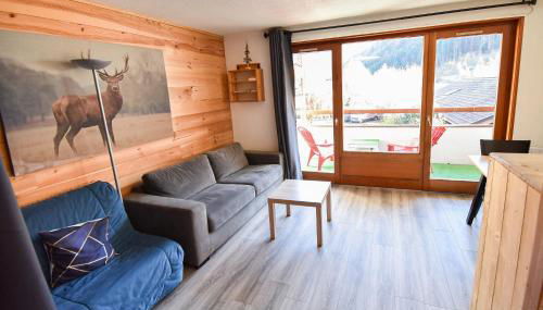 L'Enchalpe, Grand et lumineux studio avec coin montagne 5 personnes, 60m des pistes, PISCINE COUVERTE, WIFI, grand balcon expo EST, DRAPS NON COMPRIS - Foto 4