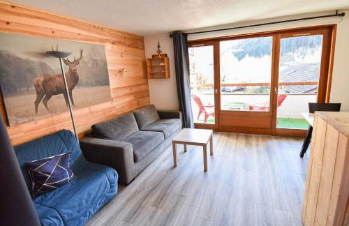 L'Enchalpe, Grand et lumineux studio avec coin montagne 5 personnes, 60m des pistes, PISCINE COUVERTE, WIFI, grand balcon expo EST, DRAPS NON COMPRIS - Foto 4