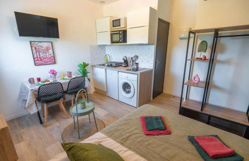 L'Exotique - Parking I Netflix I Gare I WIFI TRÈS HAUT DÉBIT - Calme & Cosy - Foto 15