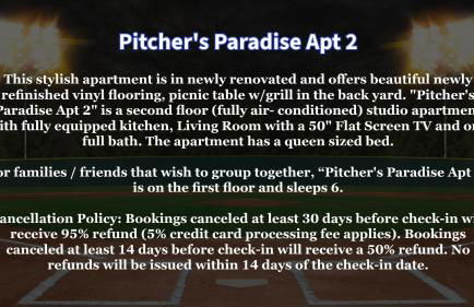 Pitcher's Paradise Apt 2-All Star Baseball Rentals - Foto 17