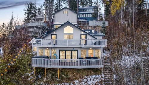 Huvila Haven Lake Front Home with Dock and Hot Tub - Foto 4