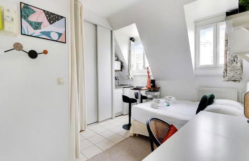 Charming Studio - HenriMartin Trocadero - BAIL MOBILITE - Foto 7