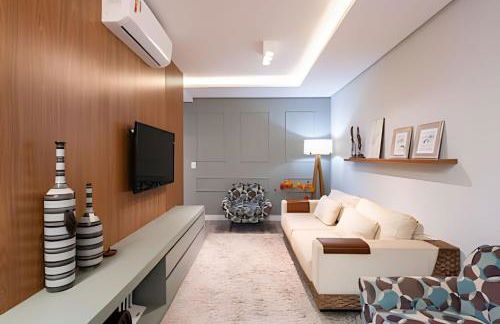 Apartamentos em Bal Piçarras 150 M DA PRAIA com Sacada Wi Fi, Piscina, Portaria 24h, Playground e vaga de GARAGEM - Foto 18