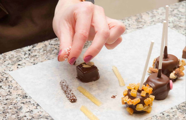 Oficina de chocolate no Choco Story de Colmar - Foto 2