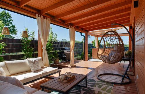 Całoroczny Domek Boho Lubniewice jezioro jacuzzi - Foto 4