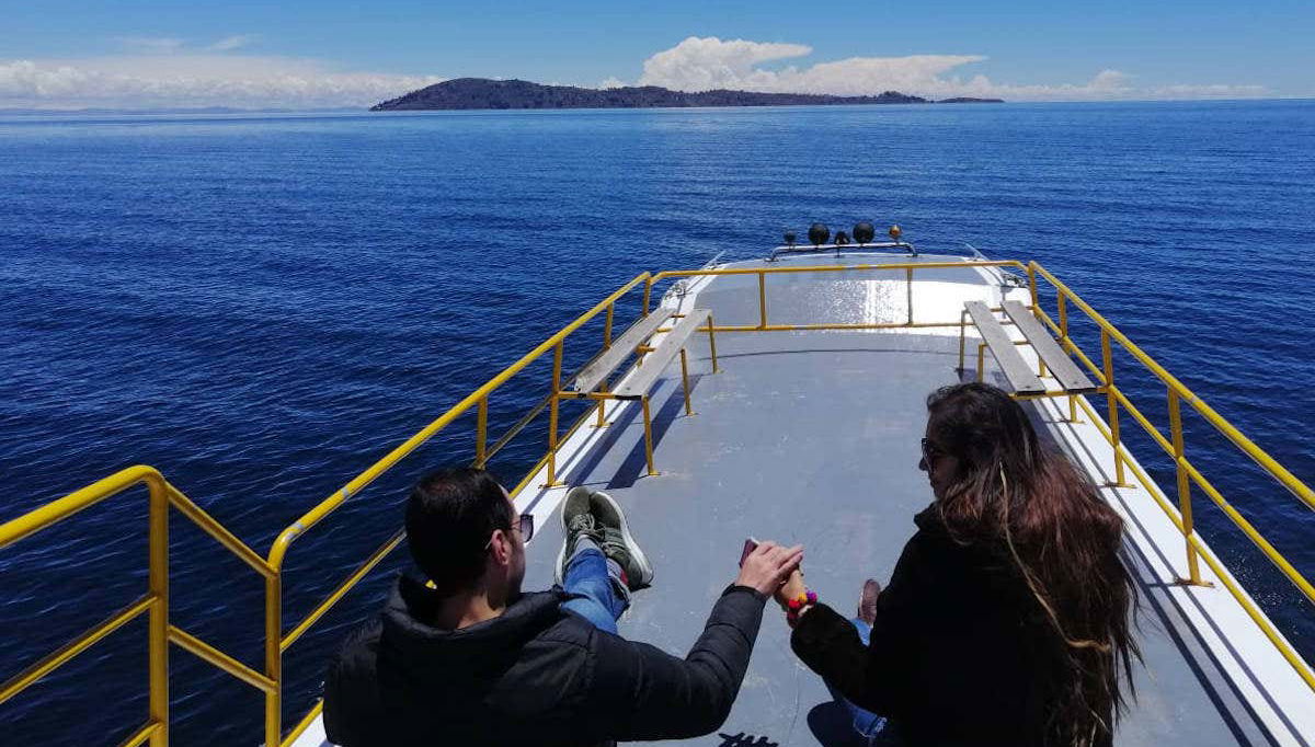Boat trip on Lake Titicaca