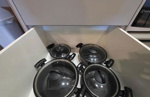 Flat novo e moderno, 4 pessoas ao lado do Paraguai - Foto 18