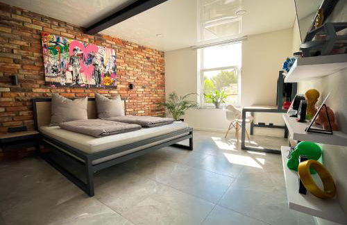 DESIGN LOFT Herford - Parkplatz, WLAN, Netflix, PS4, Heimkino - Foto 9