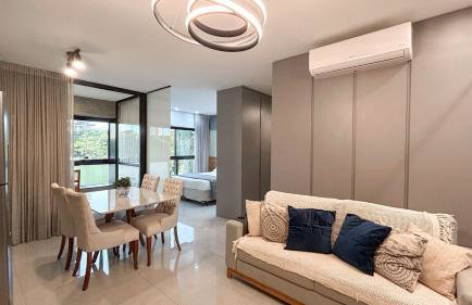 Estúdio Luxuoso no Vertigo com Smart TV na Cama - Foto 12